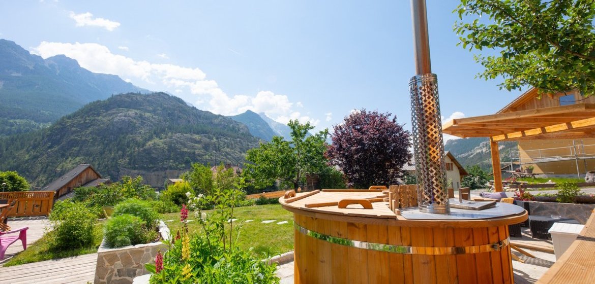 Vue du bain norvégien